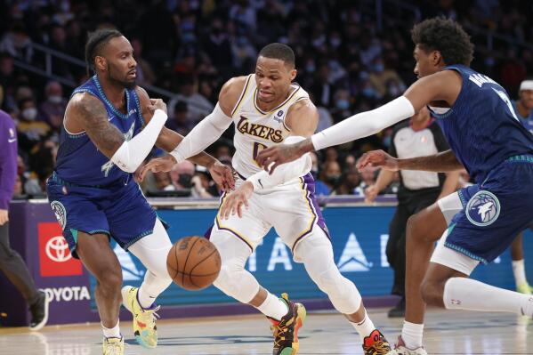 James Monk help Lakers edge Timberwolves 108 103 AP News